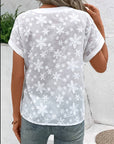 Whitney | Floral Embroidered V-Neck Blouse