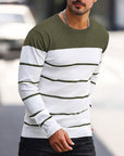 Henry | Striped Crew Neck Sweater
