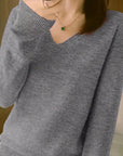 Selene | Soft V-Neck Sweater