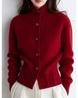 Margot | High-Neck Button Cardigan