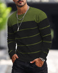 Henry | Striped Crew Neck Sweater