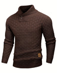 Alistair | Textured Shawl-Collar Sweater