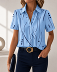 Beatrix | Abstract Print Blouse