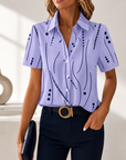 Beatrix | Abstract Print Blouse