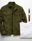 Jacob | Classic Pocket Suede Jacket