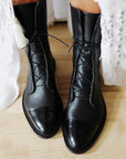 Sophia | Elegant Lace-Up Ankle Boots