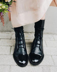 Sophia | Elegant Lace-Up Ankle Boots