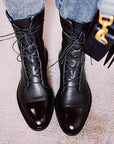 Sophia | Elegant Lace-Up Ankle Boots