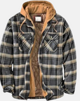 Rhett | Rugged Hooded Plaid Jacket