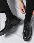 Winston | Polished Lace-Up Derby Shoes