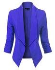 Penelope | Open-Front Draped Blazer