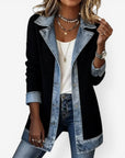 Bethany | Elegant Layered Collar Button Jacket