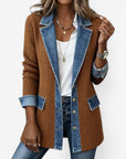 Bethany | Elegant Layered Collar Button Jacket
