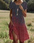 Artistic Bohemian Midi Dress