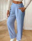 Elegant High Waist Trousers