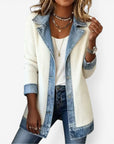 Bethany | Elegant Layered Collar Button Jacket