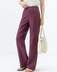 Women’s Ice Silk Straight Leg Trousers