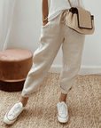 Leonora | Casual Everyday Printed Lace Pants