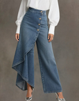 Margaret | Elegant High Waisted Wide-leg Pants