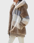 Sofia | Elegant Multicolor Warm Puffer jacket