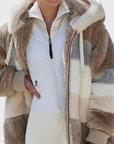 Sofia | Elegant Multicolor Warm Puffer jacket