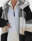 Sofia | Elegant Multicolor Warm Puffer jacket