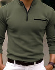 Logan | Classic Quarter Zip Sweater
