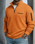 Beckham | Casual Long Sleeve Waffle Shirts