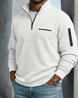 Beckham | Casual Long Sleeve Waffle Shirts