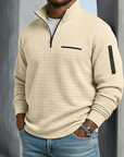 Beckham | Casual Long Sleeve Waffle Shirts
