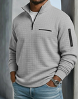 Beckham | Casual Long Sleeve Waffle Shirts