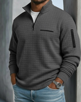 Beckham | Casual Long Sleeve Waffle Shirts