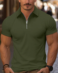 Ramsey | Classic Quarter Zip Collar Shirt