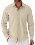 Jonas | Classic Long Sleeve Button-Up Shirt