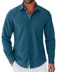 Jonas | Classic Long Sleeve Button-Up Shirt