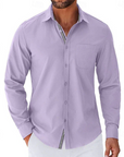 Jonas | Classic Long Sleeve Button-Up Shirt