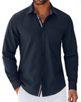 Jonas | Classic Long Sleeve Button-Up Shirt