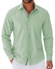 Jonas | Classic Long Sleeve Button-Up Shirt