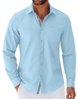 Jonas | Classic Long Sleeve Button-Up Shirt