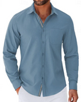 Jonas | Classic Long Sleeve Button-Up Shirt