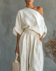 Primrose | Elegant Off-Shoulder 2-Piece Set