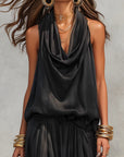 Gianna | Draped Sleeveless Set