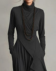 Sierra | Elegant High Neck Maxi Dress