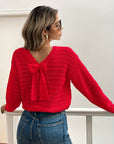 Imogen | Bow-Detail Knit Sweater