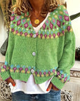 Esme | Nordic Patterned Cardigan