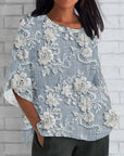 Miriam | Vintage Floral Relaxed Blouse