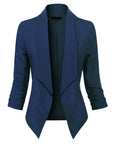 Penelope | Open-Front Draped Blazer