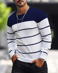 Henry | Striped Crew Neck Sweater
