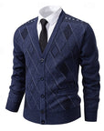 Weston | Refined Argyle Cardigan