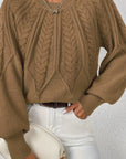 Cassidy | Cable-Knit Round-Neck Sweater